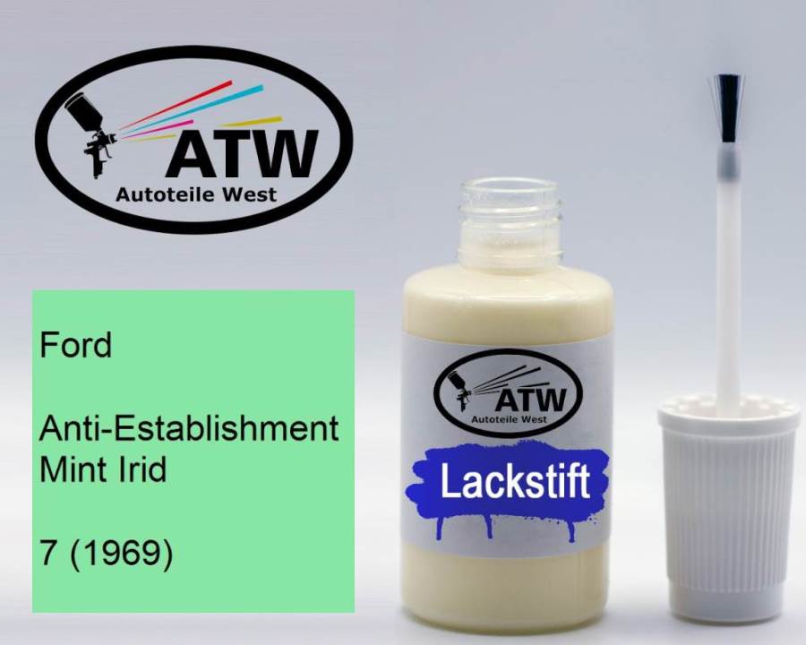 Ford, Anti-Establishment Mint Irid, 7 (1969): 20ml Lackstift, von ATW Autoteile West.